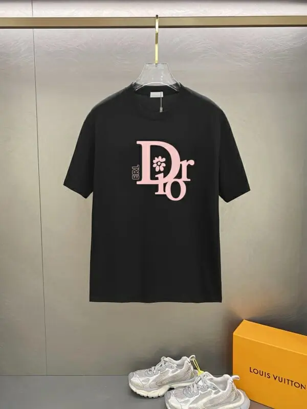 christian dior t-shirt manches courtes pour unisexe s_1242b22